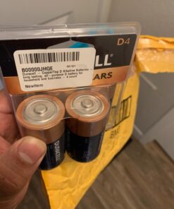 Duracell Coppertop D Batteries, 4 Count Pack, D Battery with Long-lasting Power, All-Purpose Alkaline D Battery for Household and Office Devices 15 71efM19pqSL