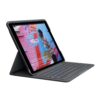 Logitech iPad (7th, 8th and 9th generation) Keyboard Case | Slim Folio with integrated wireless keyboard (Graphite), 7.3" x 10.1" x 0.9" Tablet Keyboard 12 71eg4Mtq14L