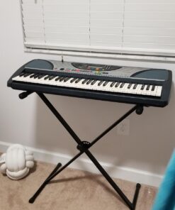 PARTYSAVING Pro Series One-Tier Portable Single-X Keyboard Stand with Locking Straps, APL1157 14 71eg4Rt0d4L