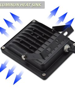 GLW 20W LED RGB Flood Light Waterproof IP65 Dimmable Color Changing 16 Colors 4 Modes Remote Control Garden Light Otdoor Light with US 3-Plug 41 71egQBL7YuL