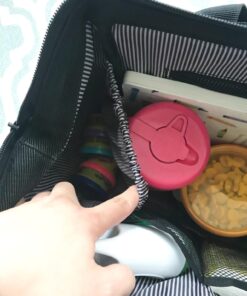 Hap Tim Diaper Bag Backpack,Large Capacity Travel Back Pack Maternity Baby Nappy Changing Bags, Double Compartments with Stroller Straps,Waterproof,Black (US7340-DG) Dark Grey 79 71egg9fRp6L