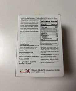 KOMBUCHA Lemon Kombucha Tea, 30 sticks x 5 grams, Zero Sugar, Sparkling Fermented Powdered Mix, Live Probiotics & Prebiotics, Healthy Drinks, Product of Korea 55 71eglO9X8TL