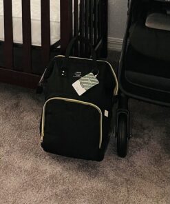 Ticent Diaper Bag Backpack Multifunction Travel Back Pack Large Maternity Nappy Bag Baby Changing Bags with Stroller Straps, Waterproof and Stylish Black 46 71ehKrbbf4L