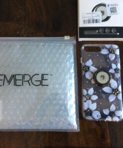 EMERGE FLORAL iPhone 8 Plus / iPhone 7 Plus Flower Cell Phone Case - White Flower Print 29 71ehP2Do0rL