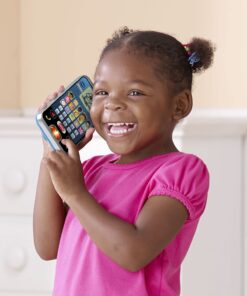 VTech Call and Chat Learning Phone, 0.91 x 3.27 x 5.91 inches, Black & blue Standard Packaging 19 71ehYCStiiL 3