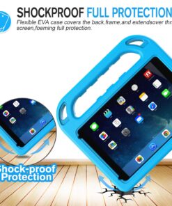 LEDNICEKER Case - Light Weight Shock Proof Handle Friendly Convertible Stand Kids Case for iPad Mini, Mini 5 (2019), Mini 4, iPad Mini 3rd Generation, Mini 2 Tablet - Blue 26 71ehhKrEhrL