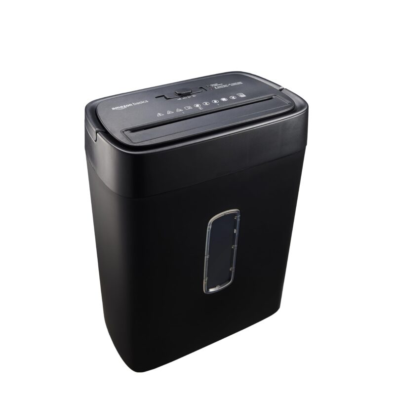 Catalog 6 Amazon Basics 12-Sheet Cross-Cut Paper Shredder and Credit Card Shredder 12 Sheet (New Model)