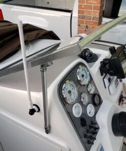 Herdio Waterproof Marine Antenna Rubber Duck Dipole Flexible Mast FM AM Antenna for Boat Radio Car ATV UTV RZR SPA White 21 71ei5vQ3HL