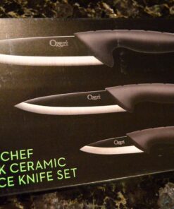 Ozeri Elite Chef Black 3-Piece Ceramic Knife Set 3-Piece Set 53 71eiOd2ItJL