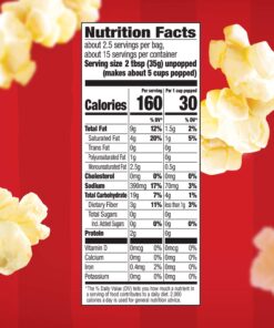 Orville Redenbacher’s Ultimate Butter Flavored Microwave Popcorn, Gluten Free, 6 Count Popcorn Bags (6 Boxes) 19 71eiOm2p9uL