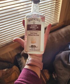 Watkins Clear Vanilla Flavor, 11 fl. oz. Bottle, 1 Count (Packaging May Vary) 11 Fl Oz (Pack of 1) 34 71eiie9Sk9L 1