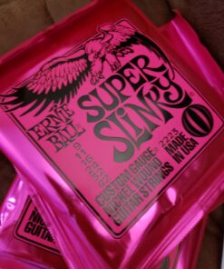 Ernie Ball 2223 Nickel Super Slinky Pink Electric Guitar Strings 3 Pack Super 9-42 31 71eil2eGrJL