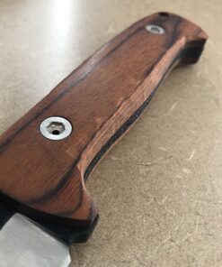 Elk Ridge ER-555 Series Fixed Blade Knife with Survival Kit, 10.5-Inch Overall Brown Pakkawood 18 71ejHU7kFBL