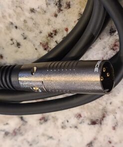 Monoprice XLR Male to 1/4-Inch TRS Male Cable - Gold Plated, High Fidelity and Eliminate Noise in the Recording Studio and On Stage, 16AWG, 6 Feet, Black 6Ft 24 71ekWE2EHgL