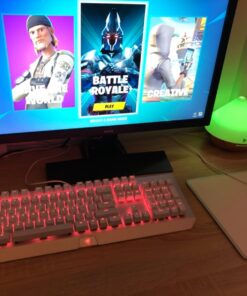 Razer BlackWidow X Chroma Mechanical Gaming Keyboard: Green Key Switches - Tactile & Clicky - Chroma RGB Lighting - Military-Grade Metal Construction - Mercury White RGB Mercury 33 71ekzS5zYDL 2