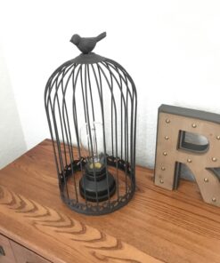 Kiven Steampunk Table Lamp UL Certification Button Switch Cord Vintage Style Desk Light E26 Iron Base Modern Antique Table Light Bulbs Not Included 32 71elsbfUIKL