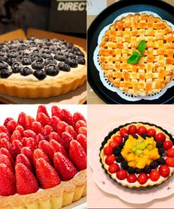 Gutsdoor Tart Pan 10 Inch with Removable Bottom Nonstick Quiche Pan Round Pie Pans for Baking 11 71eneNEu2IL