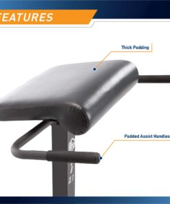 Marcy Adjustable Hyper Extension Bench Standard 26 71ep7WfFCOL