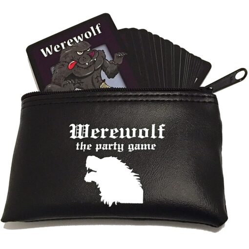 Apostrophe Games Werewolf The Party Game – 42 Role Cards, for 7 to 30 Players – Game Night, for Adults and Teens – Interactive Board Game