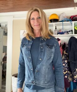 Wrangler Authentics Women's Stretch Denim Jacket Large Blue 27 71eqySPWc8L