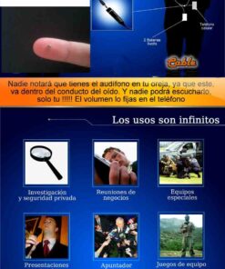 Invisible Secret Spy Nano Wireless Earphone Earpiece for Mobile Phone 9 71erk4vMNML