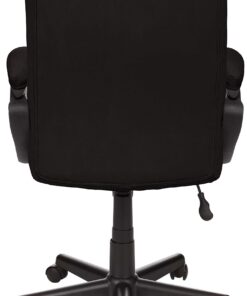 Amazon Basics Classic Office Desk Computer Chair - Adjustable, Swiveling, Ultra-Soft Microfiber, Lumbar Support, 28"D x 25"W x 43.5"H, Black 36 71eruqDeR7L