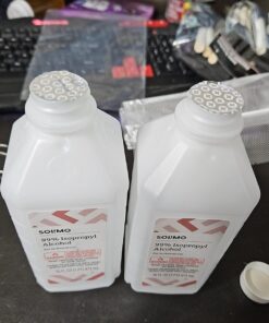 Amazon Basics 99% Isopropyl Alcohol For Technical Use, Unscented, 16 Fl Oz (Pack of 12) 16 Fl Oz (Pack of 12) 27 71es7lUsSUL