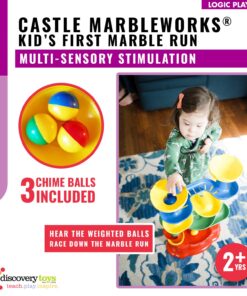 Discovery Toys Castle MARBLEWORKS® Marble Run | Kid-Powered Learning | STEM Educational Building Block Toy Learning & Childhood Development 2 Years Old and Up 9 71esPJpiFcL