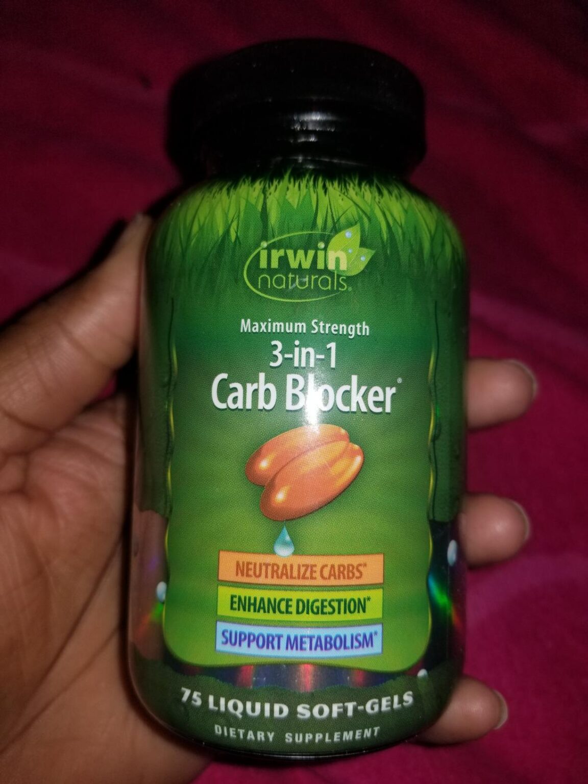 Irwin Naturals Maximum Strength 3in1 Carb Blocker Neutralize