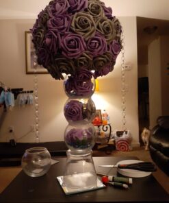 KUPOO Magnificent 16 Feet Crystal Acrylic Gems Bead Strands, Manzanita Crystals, Tree Garlands, Christmas Decoration 37 71eto7ds8XL