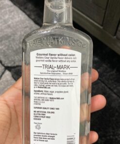 Watkins Clear Vanilla Flavor, 11 fl. oz. Bottle, 1 Count (Packaging May Vary) 11 Fl Oz (Pack of 1) 33 71etqljeo7L 1