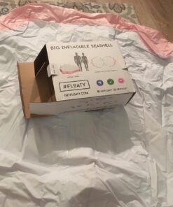 Giant Inflatable Seashell Design Pool Float | Pretty Summer Party Beach Floats. … (Pink) Pink 20 71eu0SK3eDL