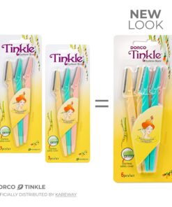 Alternative view of Dorco Tinkle Eyebrow Razors for Women, Dermaplane Razor 3 Razors , Eyebrow Trimmer Dermaplaning Tool for Safe and Easy Thanksgiving Gift, Stocking Stuffer (4 Packs of 3) 3 Count (Pack of 4)