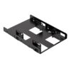 Corsair Dual SSD Mounting Bracket (3.5” Internal Drive Bay to 2.5", Easy Installation) Black 1 Count (Pack of 1) Dual SSD Mount 74 71eurjGJ8iL