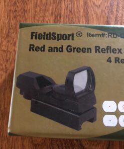 FieldSport Heavy Duty CQB RED Dot Reflex Sight Sighting System Red and Green Illumination with 4 Reticle 49 71eutkDD YL