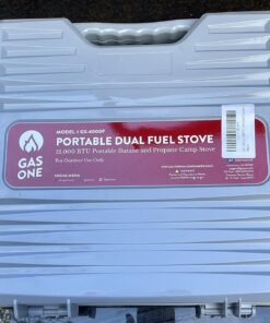 Gas ONE GS-4000P - Camp Stove - Premium Propane or Butane Stove with Convenient Carrying Case - Patent Pending - Great for Camp Stove and Portable Butane Stove for All Cooking Application 33 71evntsAQML
