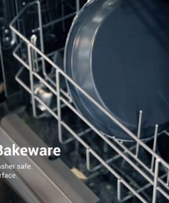 Elbee Home 8-Piece Nonstick Aluminized Steel, Space Saving Baking Set , With Deep Roasting Pan, Cookie Sheet, Cake Pans, Muffin Pans and Baking Pan PFOA & PFOS Free 15 71evoU0DkbL