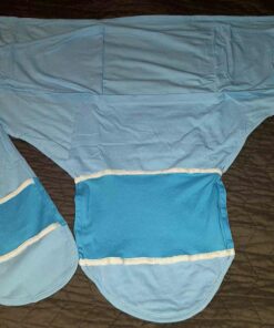 Miracle Blanket Swaddle Wrap - Newborn Essential Baby Blanket - Soft Sleep Sack Ideal for Newborns and Infants (Blue) Blue 23 71ew1xEtTWL