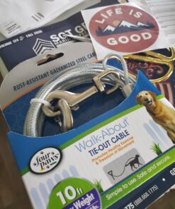 Alternative view of Life is Good. 4" Circle Sticker - LIG Mountains - Deep Orange