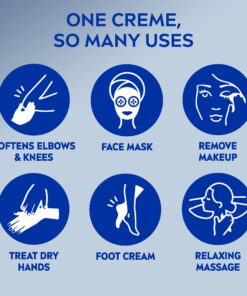 NIVEA Creme Body, Face and Hand Moisturizing Cream, 13.5 Oz Tin 13.5 Ounce (Pack of 1) 31 71ewp2StmL