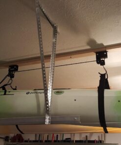 Kayak Storage Hoist - Overhead Pulley System with 125lb Capacity for Canoes, Bikes, Ladders, and More - For up to 12-Foot Ceilings by Rad Sportz 1 Traditional 39 71ewzLjrBZL