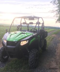 OxGord UTV Rear View Side Mirrors Shatter-Proof, Universal Best for 1.6" - 2" Roll Cage Bar, Adjustable Arm - High Impact Tempered Glass 2-pack Side View 27 71exbLfCZ3L