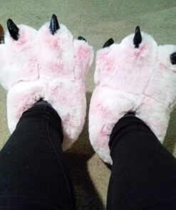 Wishpets Stuffed Animal - Soft Plush Toy for Kids - Furry Tiger Slippers 20 71eySHTrLUL