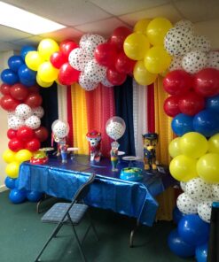 amscan Paw Party Balloons, Paw Print, Red/Yellow/Blue, Set of 30 25 71eyrQrRrYL