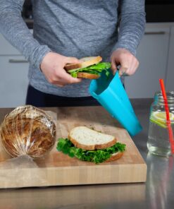 Bread Bags with Ties, Reusable, 100 Clear Bags and 100 Ties Standard Thickness 29 71ezGyq5bcL