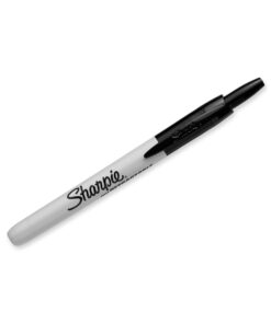SHARPIE Retractable Permanent Markers, Fine Point, Black, 12 Count 12 Count Black 8 71ezgMJ8xaL