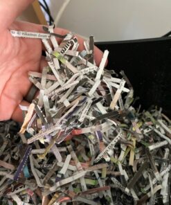 Paper Shredder for Home Office,VidaTeco 10-Sheet Cross-Cut Shredder with US Patented Cutter,Also Shreds Card/CD/Clip,Paper Shredder for Home Use Heavy Duty,Durable with Jam Proof,3.9-Gallon Bin(ETL) 33 71f 3u7kY2L