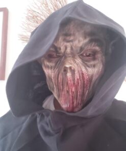 Black Monk's Robe and Hood, Wizard, Sorcerer Mage or Priest Costume, One Size 12 71f 7PmVCL