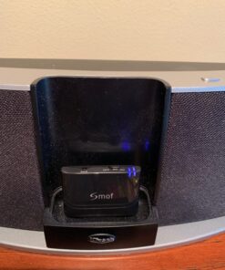 Smof Premium 30 Pin Bluetooth Adapter for Sounddock,Replace iPod/Phone/JBL/Car, Bluetooth Audio Receiver 3.5 mm AUX Output-Female 35 71f YSzwx7L