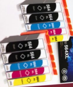 Uniwork Compatible Ink Cartridge Replacement for HP 564 564XL Replacement for Photosmart 6520 5520 4620 5510 C410a 6525 5514 OfficeJet 7510 4620 DeskJet 3522 Printer Tray (4BK/2C/2M/2Y) 10 Pack 35 71f lk6czwL